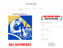 Tablet Screenshot of dasautowerks.com